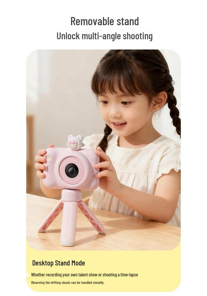 GEEKPAPA A6 Kids' Digital Camera: Trendy Toy Design, High-Quality Pixels, Perfect for Students and As a Birthday Gift.
