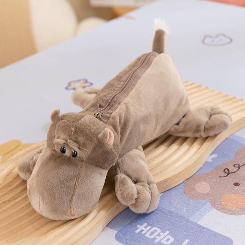 Astuccio Portapenne Peluche Animale di Grande Capacità per Bambini e Studenti