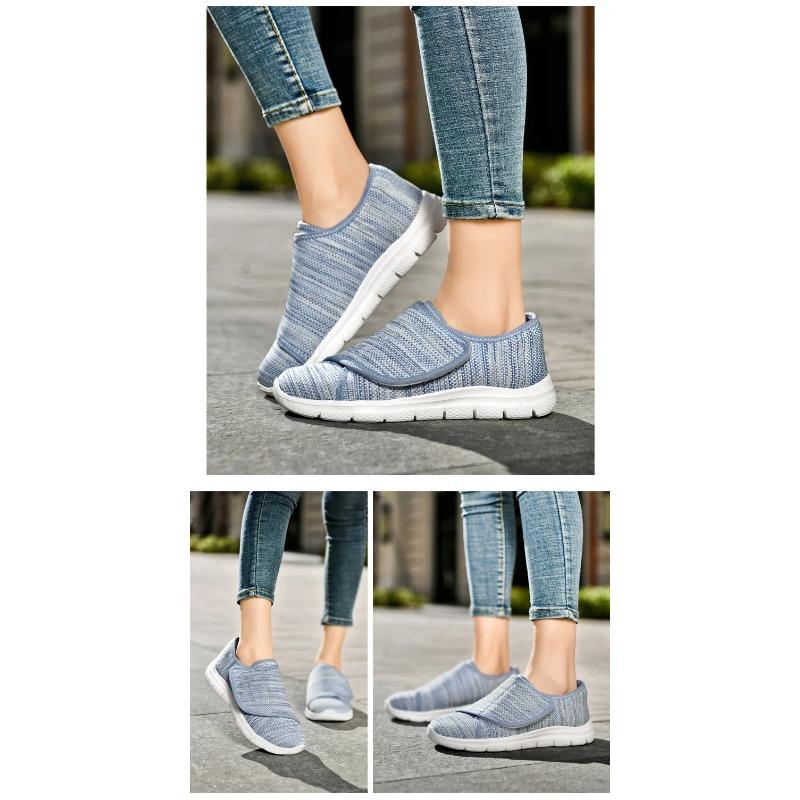 Women Orthopedics Wide Feet Swollen Walking Casual Shoes Thumb Eversion Adjusting Soft Comfortable Diabetic Man Shoes Big Size