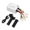 Brush Controller Throttle Grip Kit Good Heat Dissipation Electric Bike Controller Kit 24V 350W