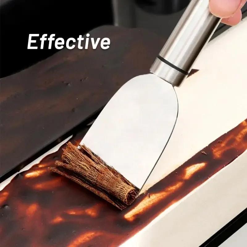 Stainless Steel Multi-Purpose Scraper Spatula - For Tile, Floor, Glass Deglue & Kitchen Refrigerator Cleaning Tools