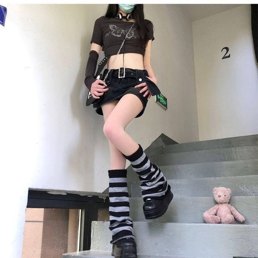 Cold Proof Long Socks Knitted Foot Warmer Sock New Leg Warmers  Women