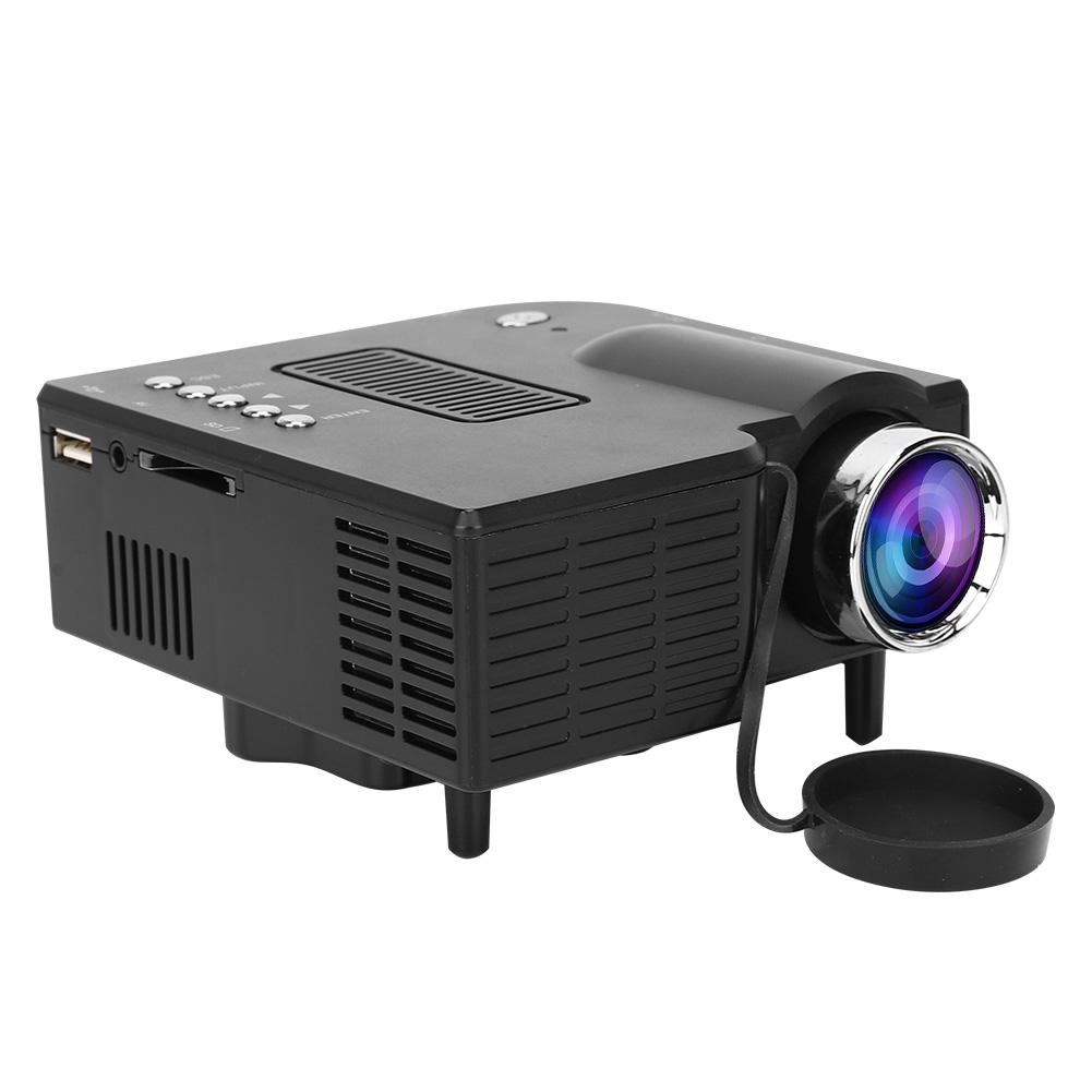 Mini LED Projector YG260 Black Built In Speaker with Multi Function Interface To Computer Phone