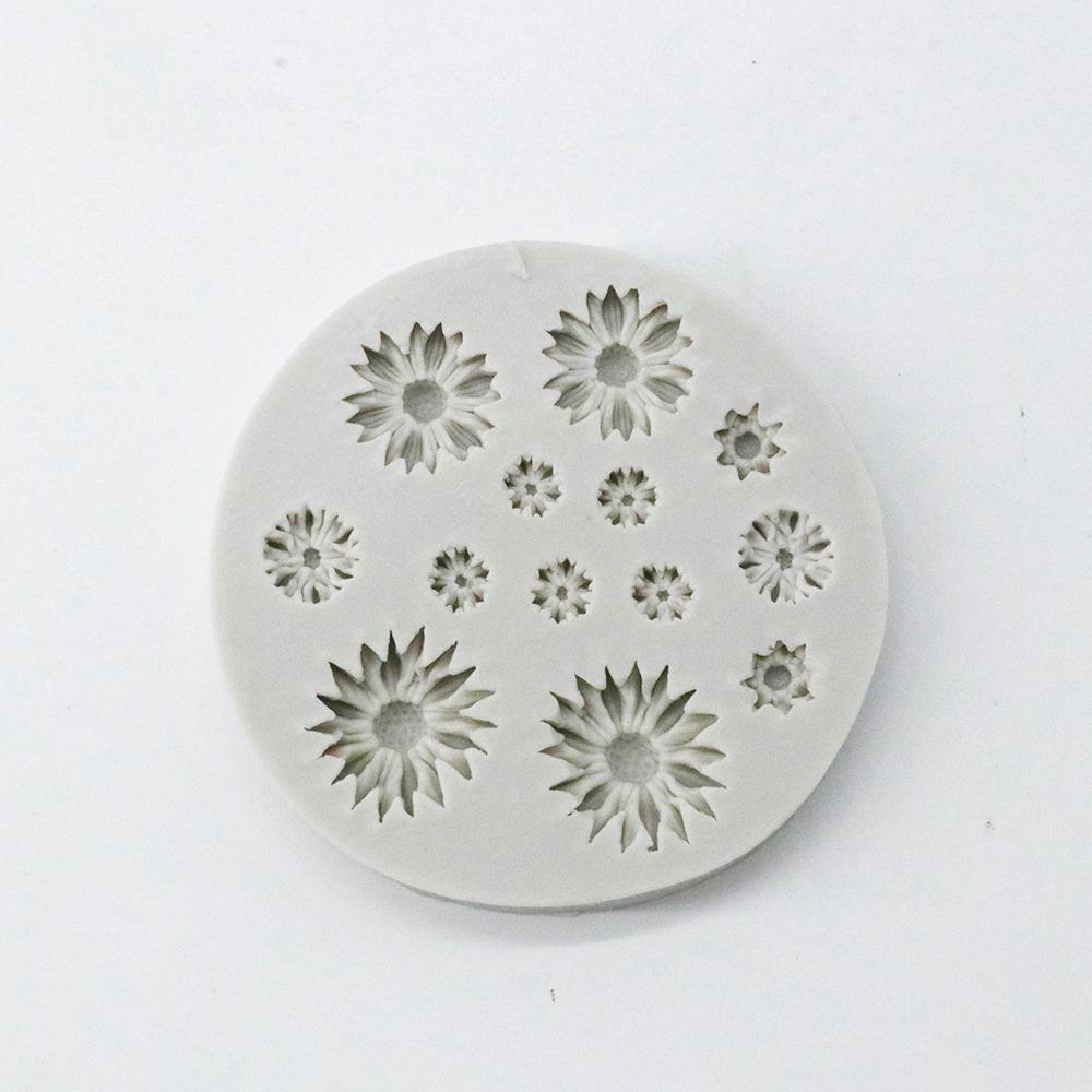 

Sugarcrafts 3D Daisy Flower Mold Формы для мыла и шоколада Инструмент для выпечки Кондитерские изделия Украшения для торта из помадки