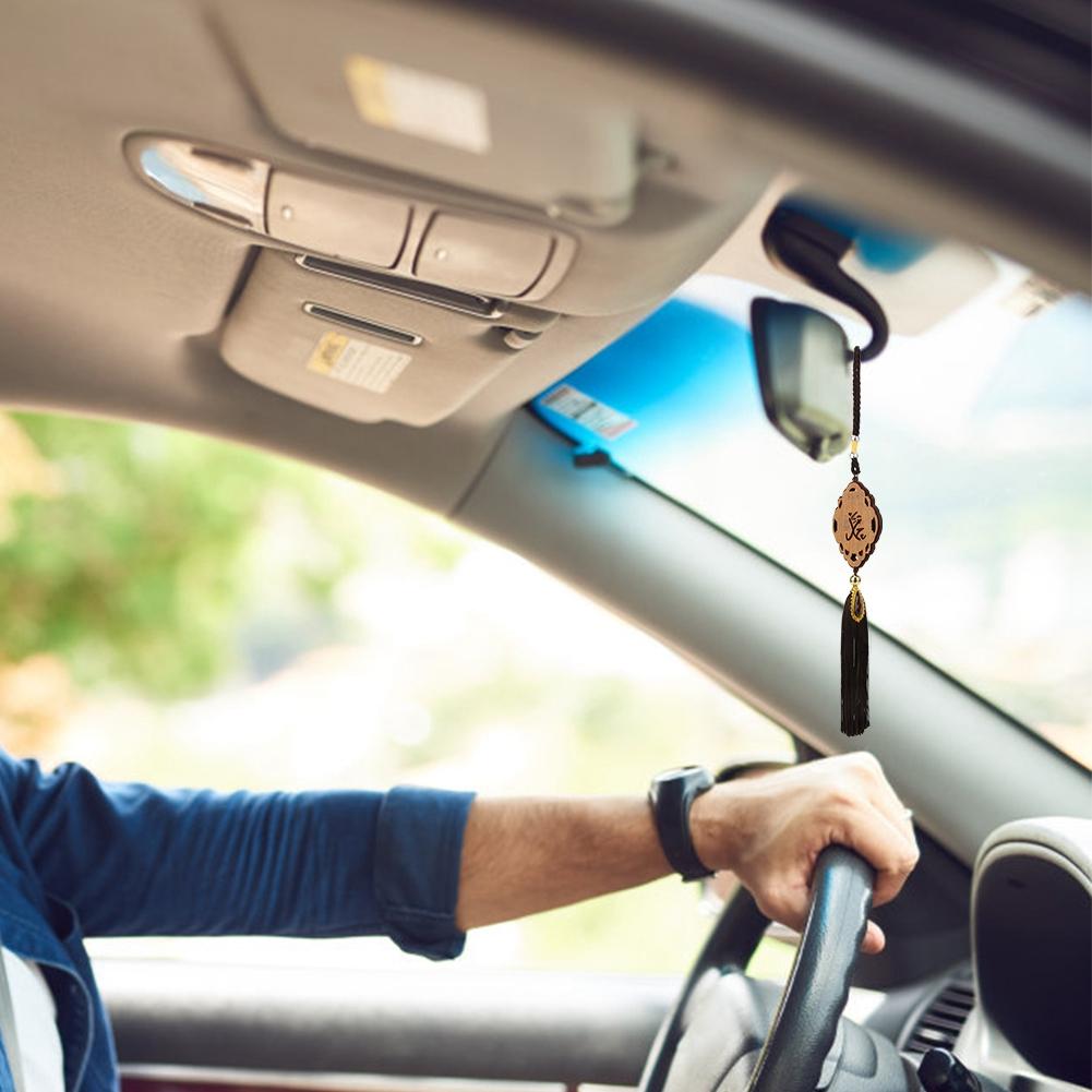 Muslimische Auto-Hängeornamente, Holzimitat, islamische Hängeanhänger, Autodekoration