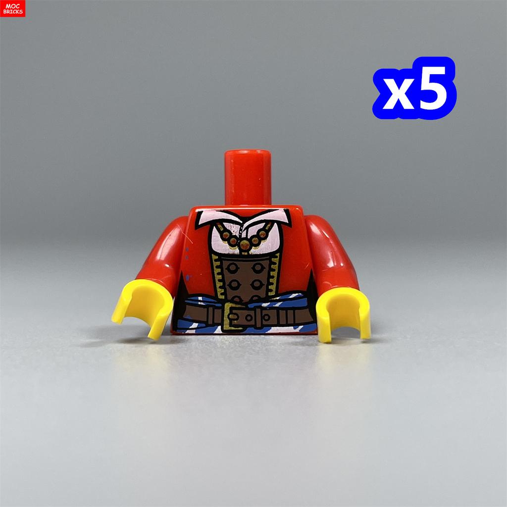 MOC Bricks 4cm Figure Printed Body Part Suit Torso Women Man Baseball Uniform Building Blocks Assembles Children's Toys Gifts