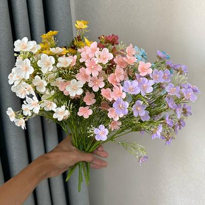 35 Milan Starry Sky Bouquet Wedding Small Wildflower Bouquet Wedding Handheld Flower Fake Flower Multiple Head Small Wildflower