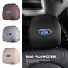 Car Seat Headrest Elastic Protective Pillow Protective Cover For Escape Ecosport Fusion Explorer Expedition Taurus