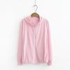 Summer Plus Size Women's Hooded Sun Protection Cardigan - Long Sleeve Versatile Jacket