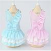 Pet Dog  Jumpsuits for Rabbit Print Dog Sling Dress Summer Winter Pet Outfits Puppy Skirt Dog Clothes