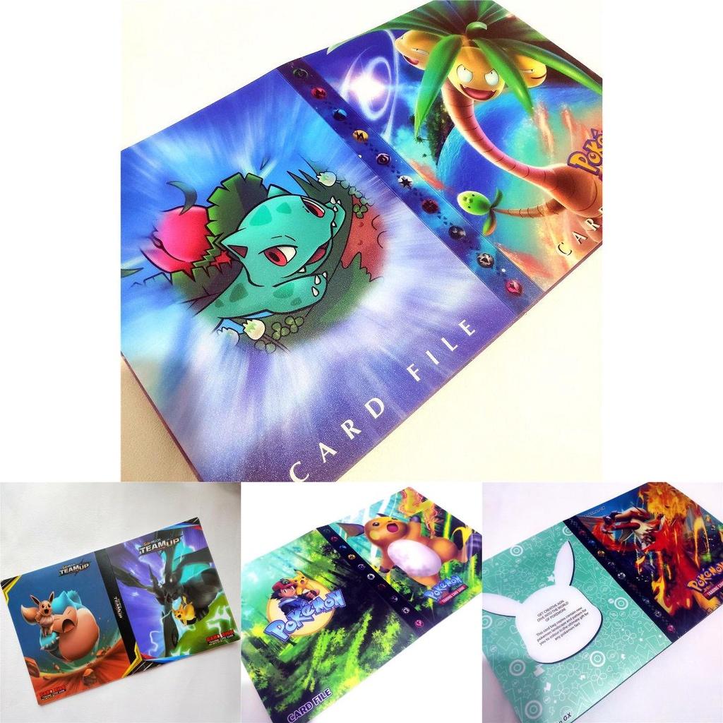 Pet Genie Pokémon Sammelkartenalbum mit 240 Hüllen und lebhaftem Einband als Geschenk zum Kindertag