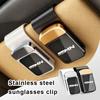 For S9 Magnetic Car Visor Sunglasses Holder Clip Eyeglasses Hanger GR Land Cruiser RAV4 Camry Fortuner Venza Highlander JH9
