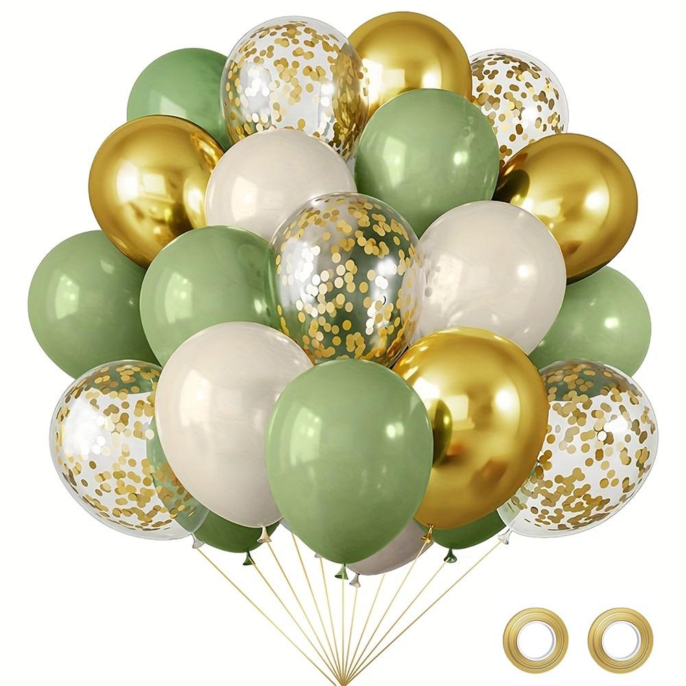 

Retro Olive Green Balloons Kit White Confetti Balloon Party Decoration Balloon Birthday Party Wedding Important Festival Decorat Other