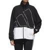 Adidas Must Haves Color Block Retro Sports Stand Collar Jacket Women Jacket Black GL5621