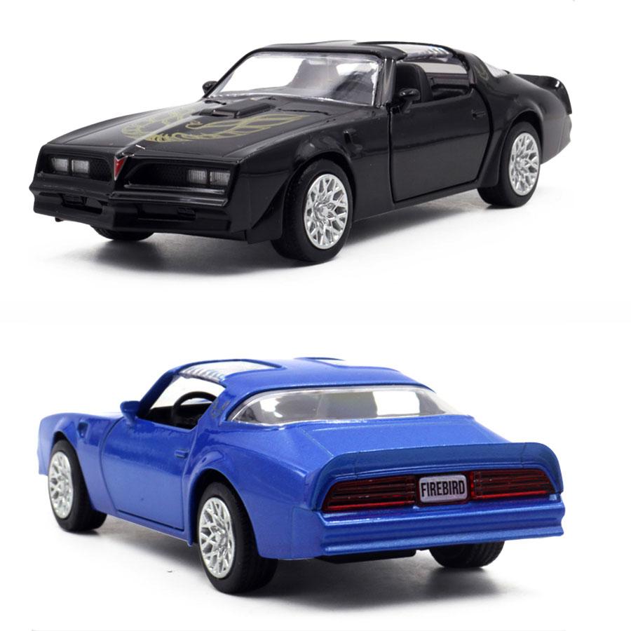 ABBE1 1/36 Pontiac Firebird Metallauto-Modell Spielzeug für Jungen Legierung Druckguss Rückzieh-Modellauto Sammlungsfahrzeug für Kindergeschenke Erwachsenenspielzeug