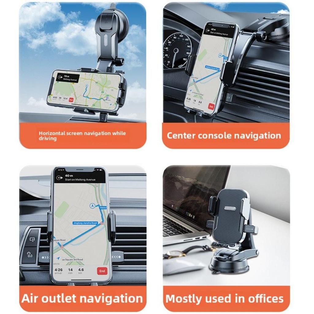 Support de téléphone à ventouse pour voiture, support de navigation universel pour sortie d'air, fournitures pour véhicules à énergie nouvelle