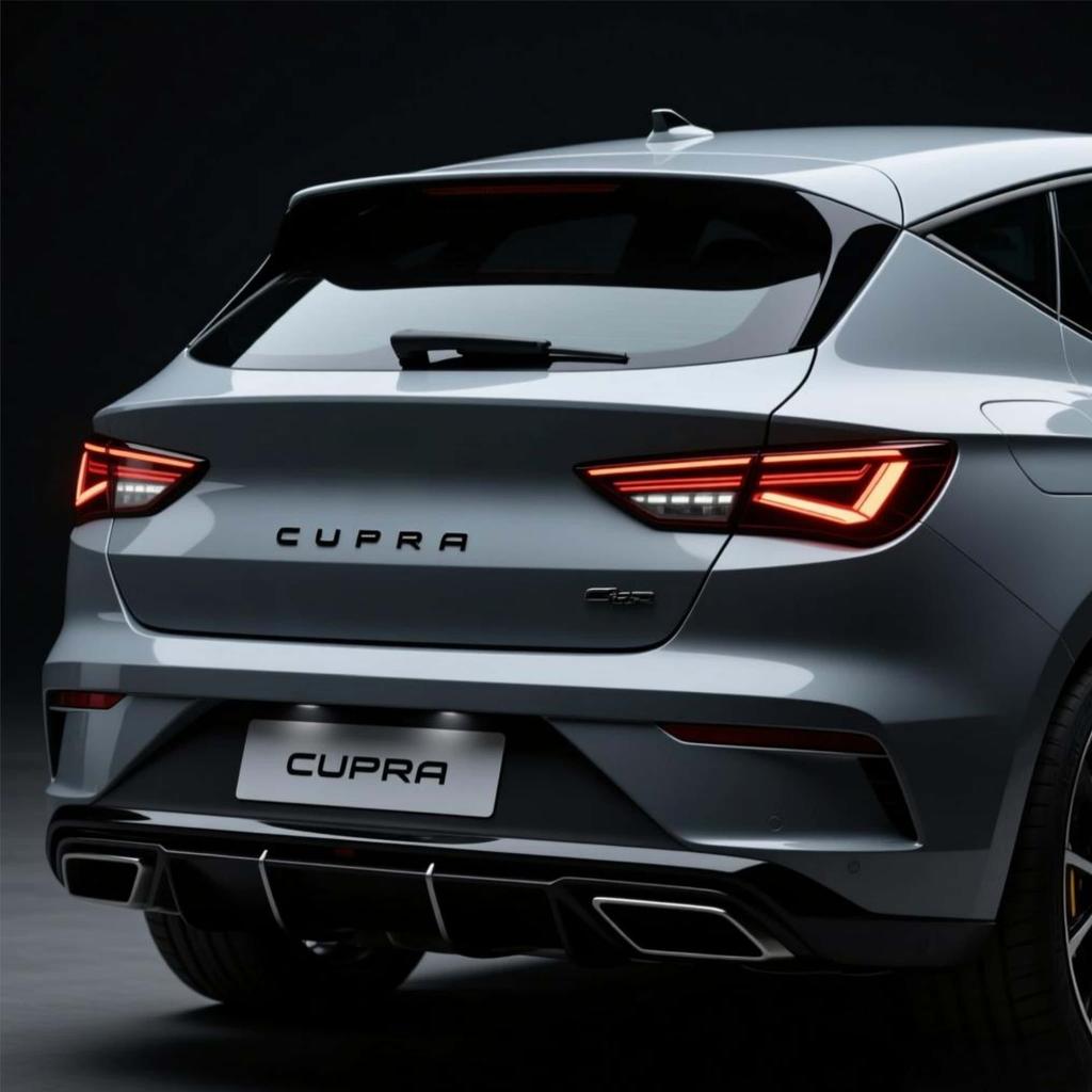 1 st 3D Metall CUPRA Märke Klistermärke Skärm Baklucka Framhuv Grill Emblemdetalj för CUPRA
