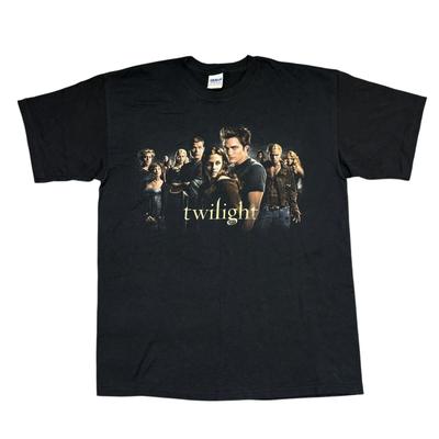 Maglietta Vintage del Film Twilight Taglia L Vampiro Horror Promozionale Robert Pattinson Era Y2K