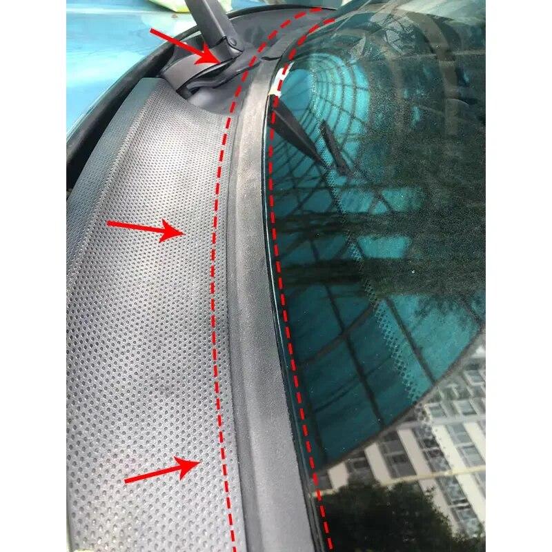 Auto Gugel Form Windschutzscheibe Abdeckung Streifen Panel Trim Dichtungsdichtung Für BMW MINI Cooper S R55 R56 R57 2006-2015
