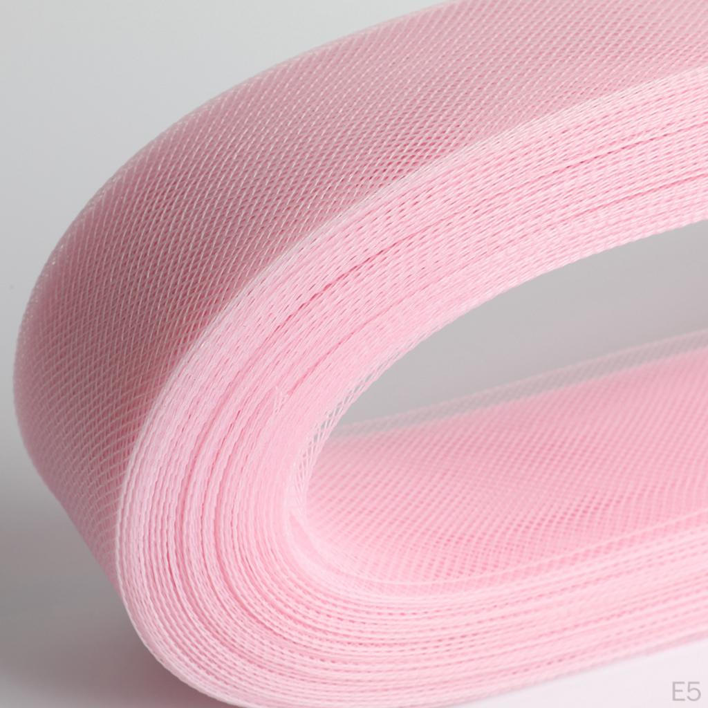 Crinoline Stiffening Tape Net Strap Decorative for Gift Wrapping Table Window And Chair