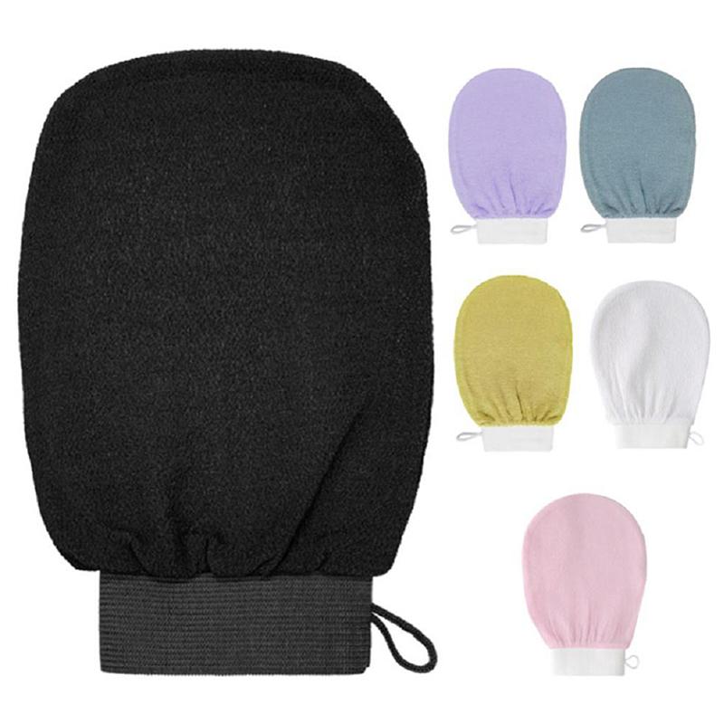 1Pc Dual Side Exfoliating Glove - Silicone Body Scrubber For Deep Cleansing & Dead Skin Removal, Bath Shower Use