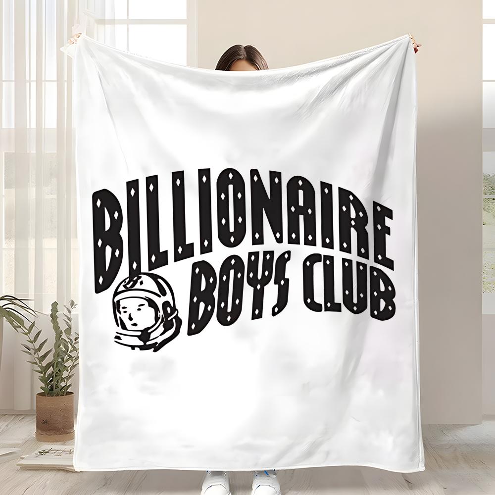 

Billionaire Boys Club Throw Kid-Friendly Flannel Throw Blanket Soft Warm Anti-Static Washable All Season 75x90cm