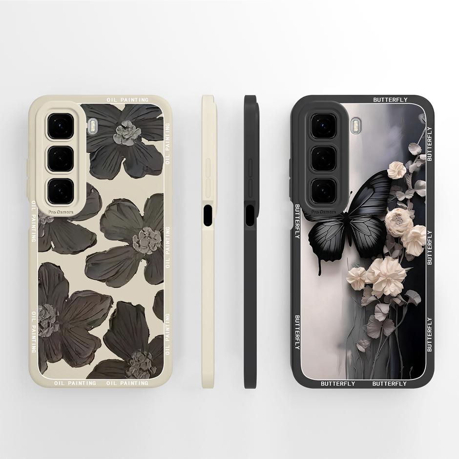For Infinix Hot50 50i 50Pro 50Pro+ Case Lovely Cat Panda Fall Prevention Unique Phone Cover For Infinix Hot 50 Pro Plus 50i Capa