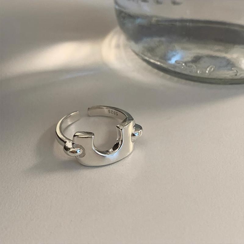 Fashionable Korean Inspired U Shaped Ring For Women Unique And Accessory Versatile