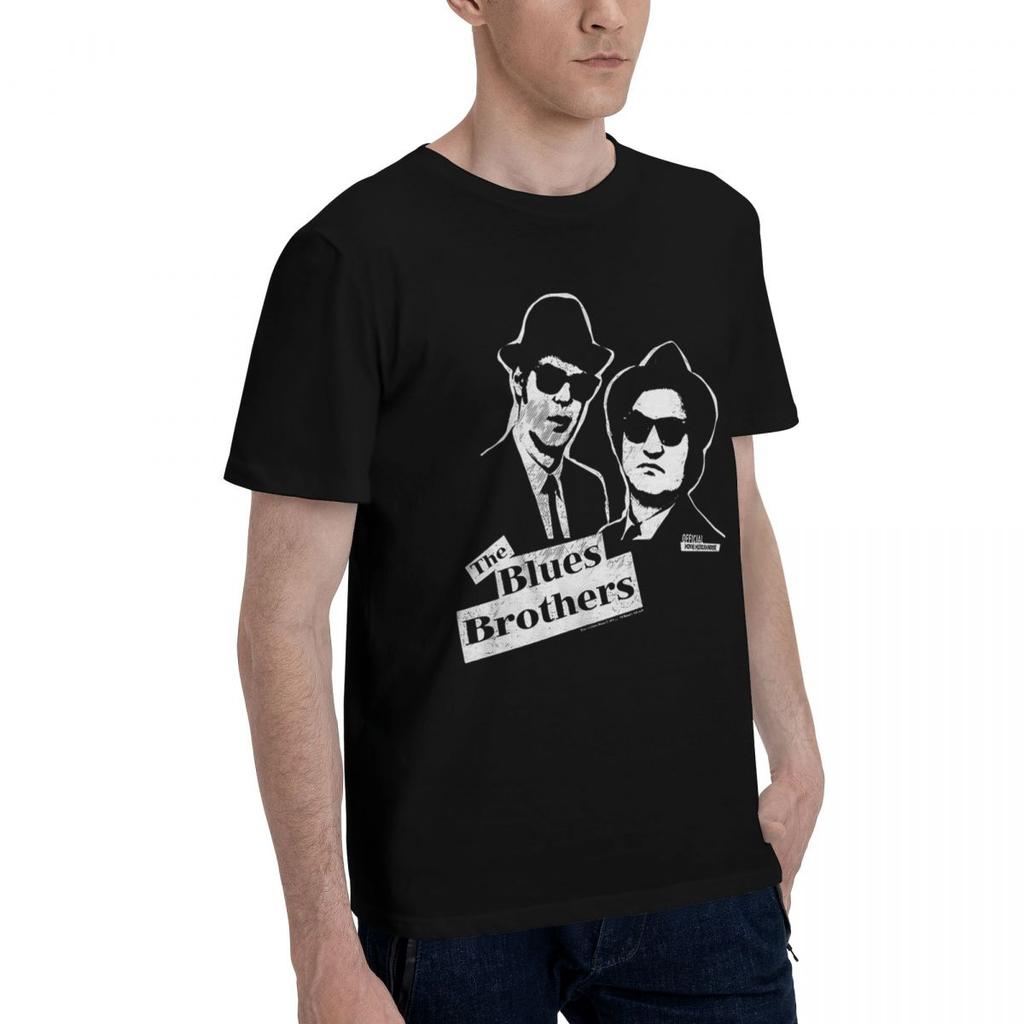 The Blues Brothers Bros Movie 100 Cotton Casual Breathable Confortable Shirt Mens Clothing Deals Mens Tops