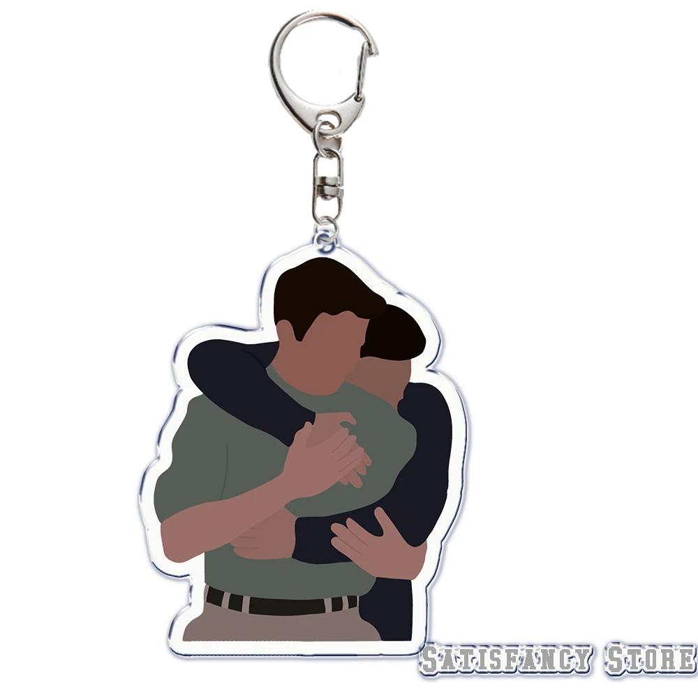 Classics TV Friends Keychain KeyRing Key Chains Chaveiro Cute Cartoon Fashion Friends for Bag Pendant Aaccessories Gift