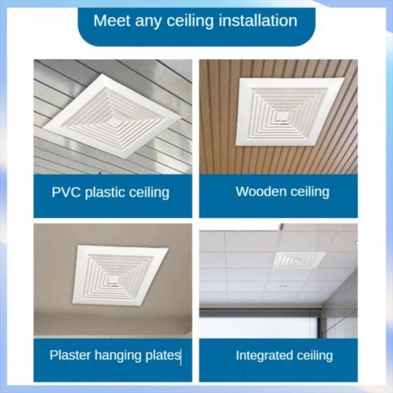 Kitchen Bathroom Ventilator Toilet Ceiling Ventilating Fan Household Mute Integrated Ceiling Exhaust Fan