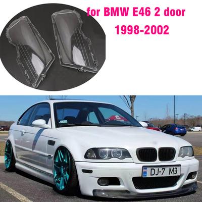 Für BMW E46 2-türig M3 1998-2001 Auto Scheinwerfer Klare Linse Scheinwerfer Klare Abdeckung Coupe Cabrio Auto Zubehör
