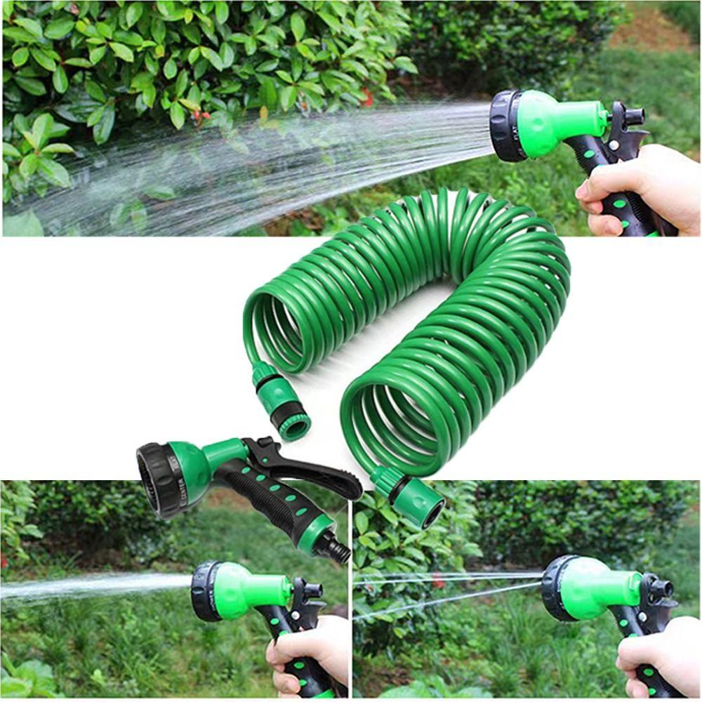 

3/8 Connector Garden Coil Hose 7.5~30m Coil Hose Sprayer New Garden Water Hose 30m