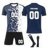 Personalised Shirts Kit Mens Girls With Number Custom Football Jerseys For Boys Training Suit