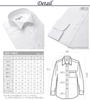 Code White Dress Shirt with Wing Collar and Long Perfect for and Special 39cm Neck x 82cm Sleeve [Dress 101] Men's Sleeves, Weddings, Parties,
