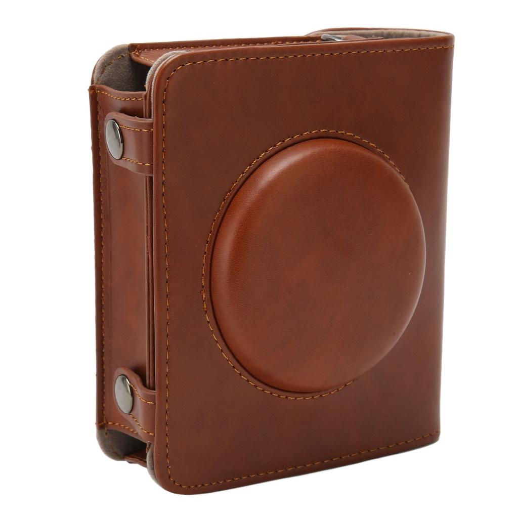 PU Camera Case Bag Removable Fashional Durable Retro Protective Case for Kodak Mini Shot 3 with Shou