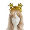 Glitters Tinsel Headbands Happy New Year 2026 Star Shape Practical Comfortable For Festival Event And Gatherings