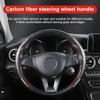 2025 Hot Universal Non-Slip 2 Halves Car Steering Wheel Cover Carbon Fiber Booster Cover For Honda Civic XR-V HR-V Accord Odysse