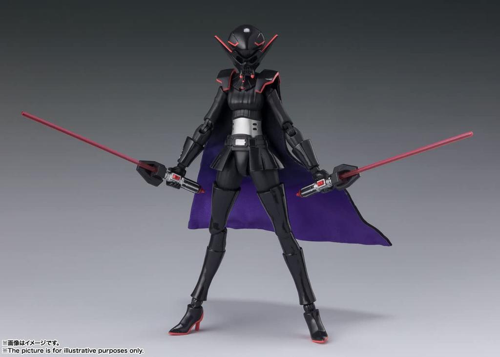 TAMASHII NATIONS Star Visions Am 140mm painted movable figure S.H.Figuarts Wars (STAR WARS VISIONS) approx. ABS&PVC&cloth