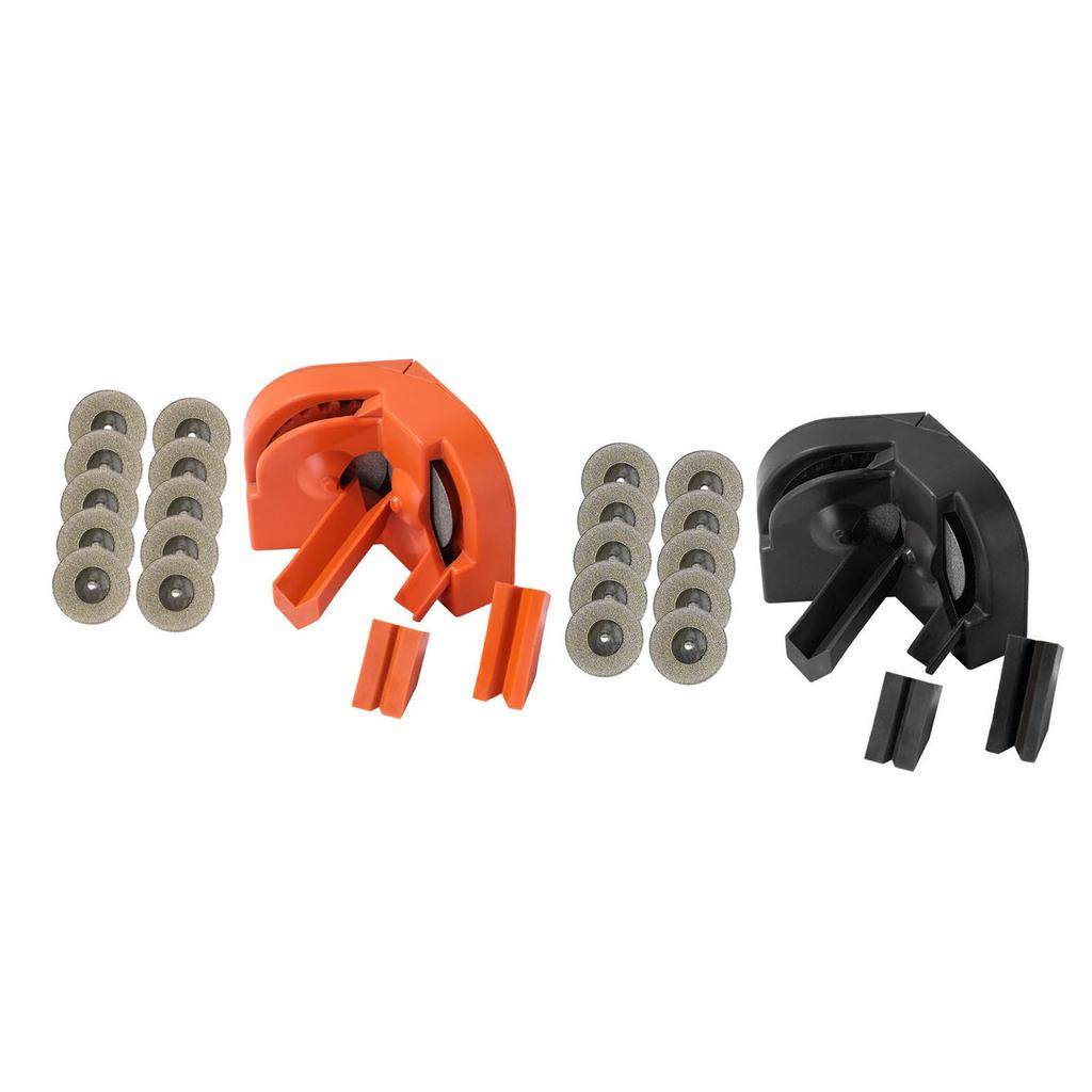 Set Ascuțitor Burghie Ascuțitor Burghie de Înaltă Precizie 10 Buc Discuri Abrazive Diamantate și 3 Auxiliare