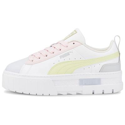Mayze Leder Weiß Arctic Ice Damen Sneaker 385591-02
