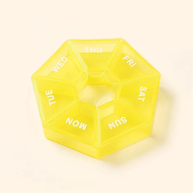 New Hot 7 Days 7 Grids Mini Premuim Portable Travel Vitamin Pill Box Cases Container Organizer Storage Tablets Medicine FishOils