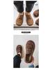 Men's Top Grain Leather Casual Shoes - 2025 Summer Edition, Big Toe Genuine Leather, Breathable Non-slip Soft Sole.