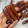 Dzi Silk-Wrapped Red Agate Yellow Pendant Clavicle Bead DIY Jewelry