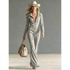 HNXC Women's Spring Autumn Fashion Casual Long Sleeve Hooded Jumpsuit Classic Exquisite