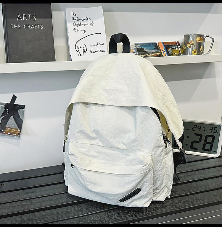 School bag new lightweight outdoor wind brim backpack Japanese ins simple Mori travel parent-child backpack men