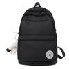 Schoolbag Japan and South Korea solid color backpack female ins junior high school high school student schoolbag large capacity backpack male tide ins
