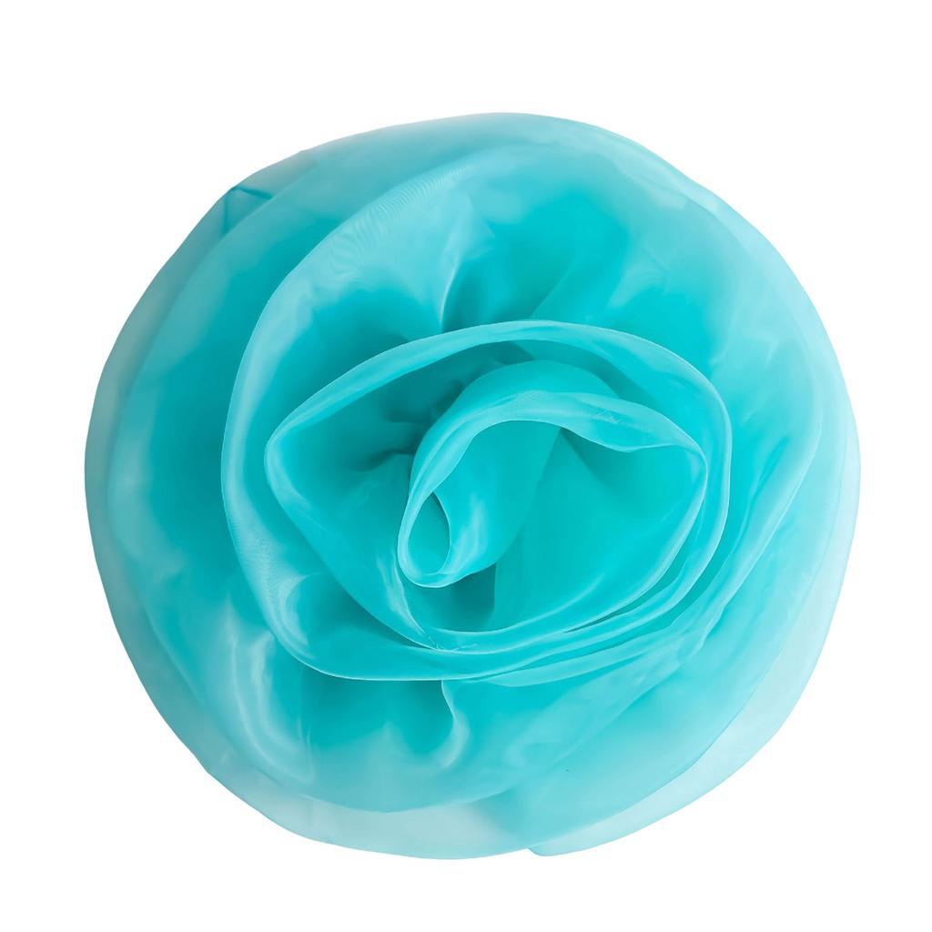 Oversized 3D Flower Brooch Handmade Flower Accessory for Clothing and Home Decors with Realistic Polyester Texture