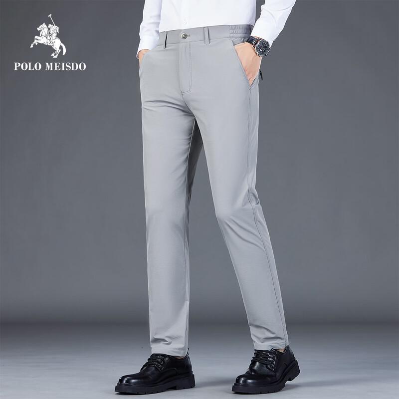 POLOMEISDO Men s Straight-Leg Casual Trousers 29