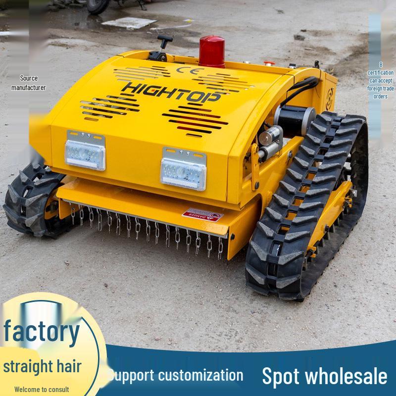 HT750 Gasoline Crawler Lawn Mower: Versatile Garden, Orchard, and Agricultural Grass Cutter